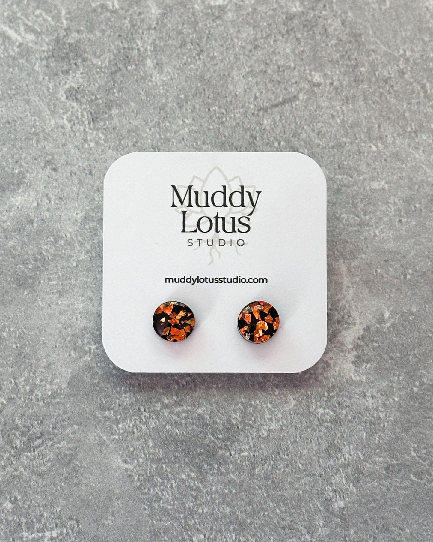Tiger Eye Stud Earrings