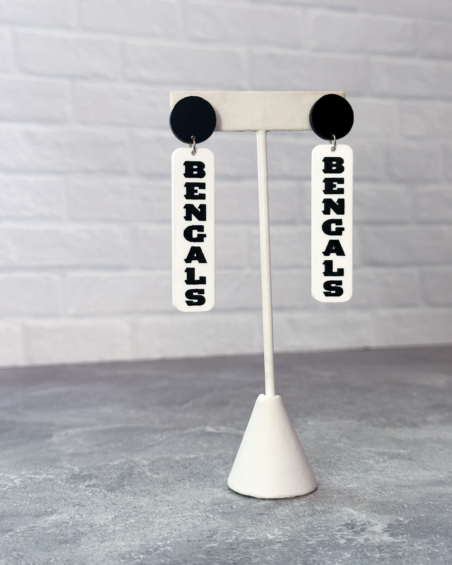 Black & White Bengals Drops