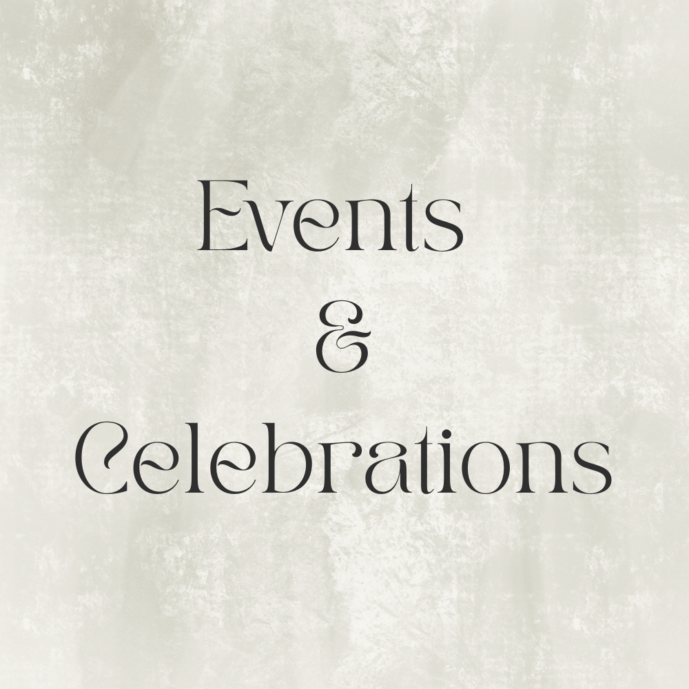 Events & Celebrations