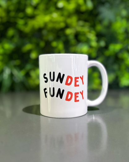 Sundey Fundey Open Coffee Mug