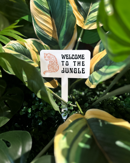 Welcome To The Jungle Plant Stake
