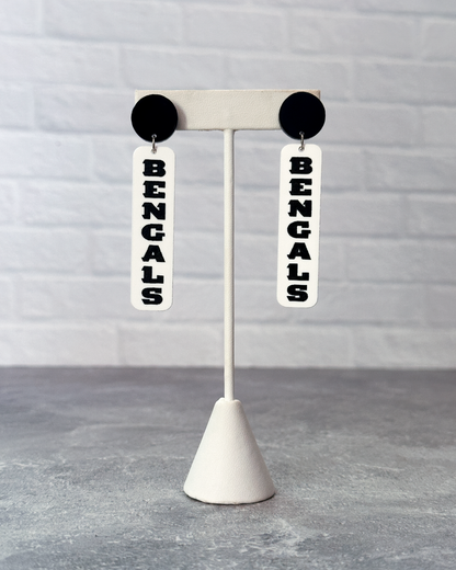 Black & White Bengals Drops