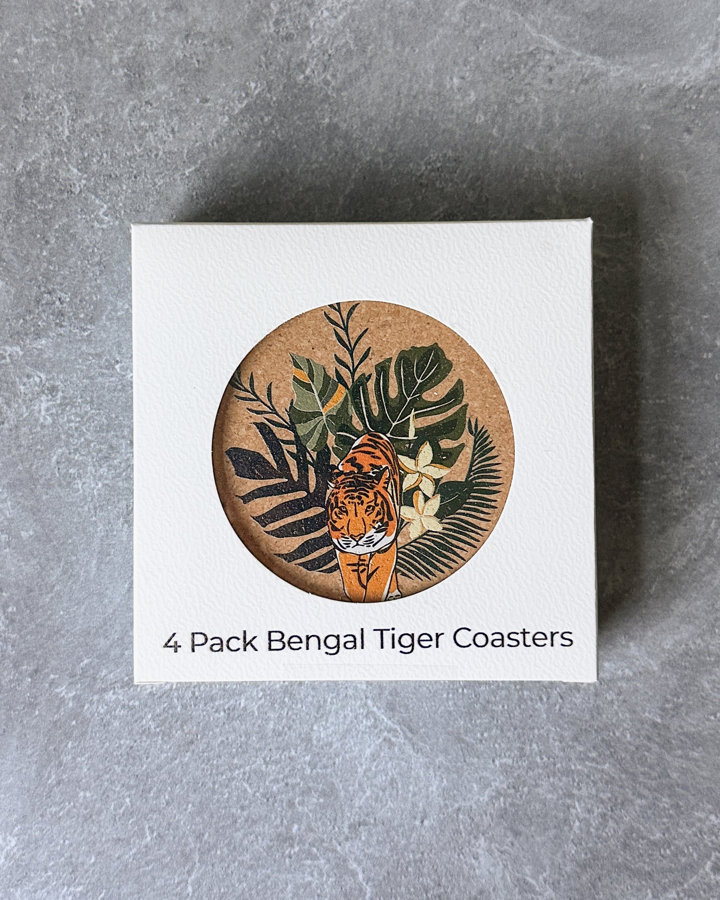 Bengal Tiger Coaster Set