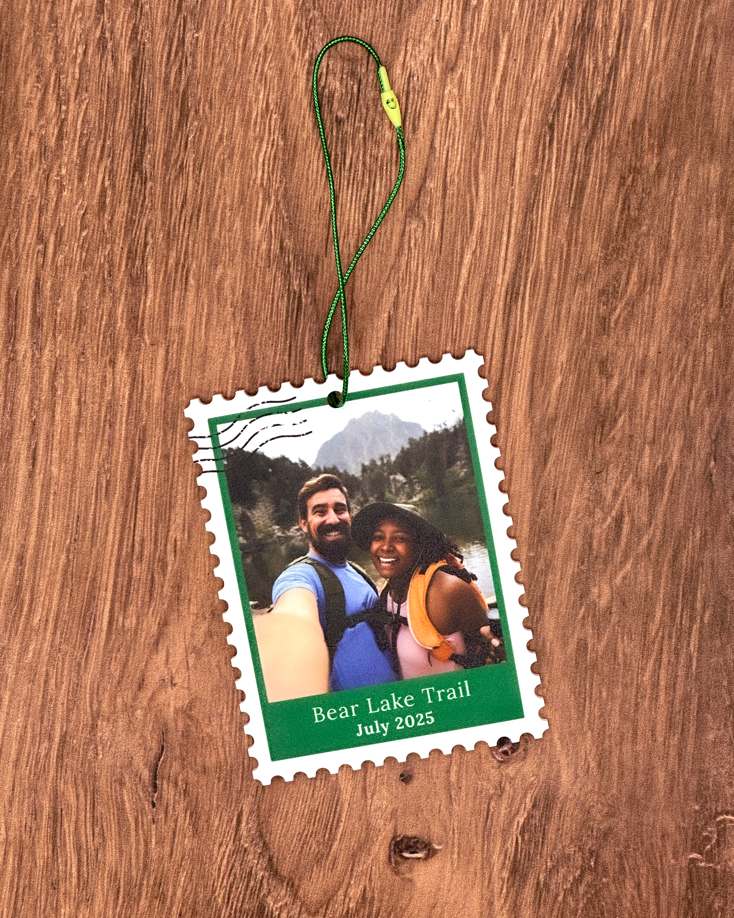 Custom Stamp Photo Ornament