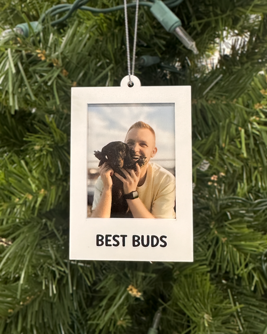 Custom Polaroid Photo Ornament